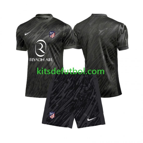 Equipación completa Niño Atlético Madrid Portero Camiseta de local 2024-2025 Manga Corta