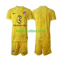 Equipación completa Niño Atlético Madrid Portero Camiseta alternativa 2024-2025 Manga Corta