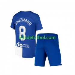 Equipación completa Niño Atlético Madrid Griezmann 8 120 Anniversary Camiseta de local 2022-2023 Manga Corta