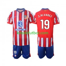 Equipación completa Niño Atlético Madrid J.Alvarez 19 Camiseta de local 2024-2025 Manga Corta