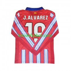 Atlético Madrid Julian Alvarez 19 Hombre Camiseta de local 2024-2025 Manga Larga