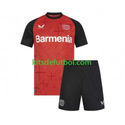 Equipación completa Niño Bayer 04 Leverkusen Camiseta de local 2024-2025 Manga Corta