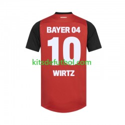Bayer 04 Leverkusen Florian Wirtz 10 Hombre Camiseta de local 2024-2025 Manga Corta