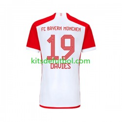 Bayern de Múnich Alphonso Davies 19 Hombre Camiseta de local 2023-2024 Manga Corta