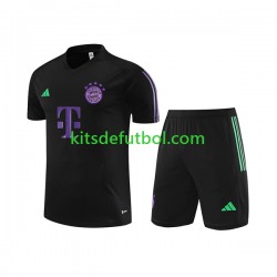 Bayern de Múnich Camiseta de Entrenamiento y Pantalones Negro 2023-2024