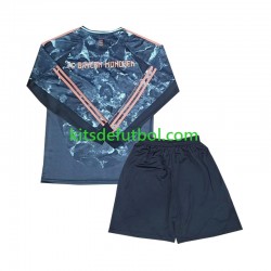 Equipación completa Niño Bayern de Múnich Camiseta de visitante 2024-2025 Manga Larga