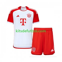 Equipación completa Niño Bayern de Múnich Camiseta de local 2023-2024 Manga Corta