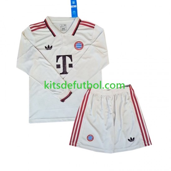 Equipación completa Niño Bayern de Múnich Camiseta alternativa 2024-2025 Manga Larga