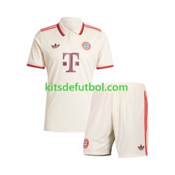 Equipación completa Niño Bayern de Múnich Camiseta alternativa 2024-2025 Manga Corta
