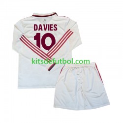 Equipación completa Niño Bayern de Múnich Davies 19 Camiseta alternativa 2024-2025 Manga Larga