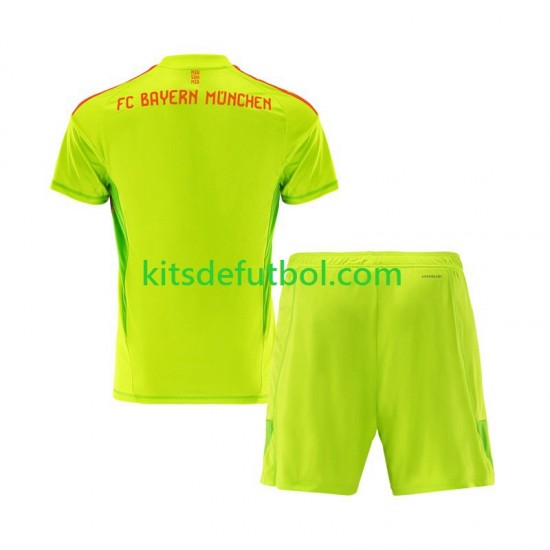 Equipación completa Niño Bayern de Múnich Portero Camiseta de local 2024-2025 Manga Corta