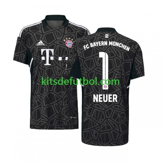 Bayern de Múnich Portero Manuel Neuer 1 Hombre Camiseta de visitante 2022-2023 Manga Corta