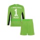 Equipación completa Niño Bayern de Múnich Portero Manuel Neuer 1 Camiseta de visitante 2023-2024 Manga Larga