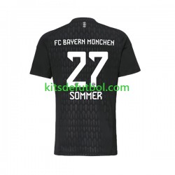 Bayern de Múnich Portero Yann Sommer 27 Hombre Camiseta de local 2023-2024 Manga Corta