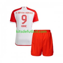Equipación completa Niño Bayern de Múnich Harry Kane 9 Camiseta de local 2023-2024 Manga Corta