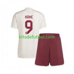 Equipación completa Niño Bayern de Múnich Harry Kane 9 Camiseta alternativa 2023-2024 Manga Corta