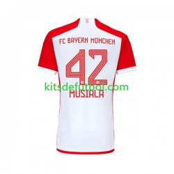 Bayern de Múnich Jamal Musiala 42 Hombre Camiseta de local 2023-2024 Manga Corta