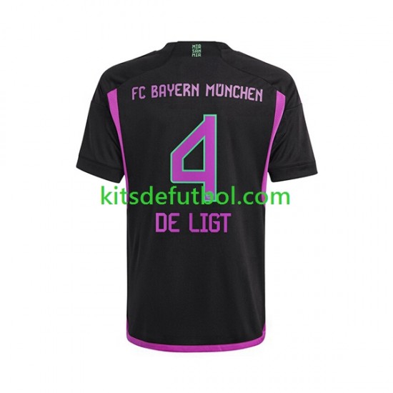 Bayern de Múnich Matthijs de Ligt 4 Hombre Camiseta de visitante 2023-2024 Manga Corta