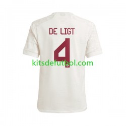 Bayern de Múnich Matthijs de Ligt 4 Hombre Camiseta alternativa 2023-2024 Manga Corta