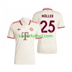 Bayern de Múnich Muller 25 Hombre Camiseta alternativa 2024-2025 Manga Corta