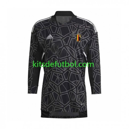 Bélgica Portero World Cup 2022 Hombre Camiseta de local Manga Larga
