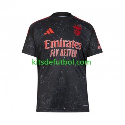 Benfica Hombre Camiseta de visitante 2024-2025 Manga Corta