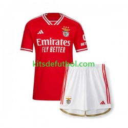 Equipación completa Niño Benfica Camiseta de local 2023-2024 Manga Corta