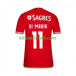 Benfica Di Maria 11 Hombre Camiseta de local 2023-2024 Manga Corta