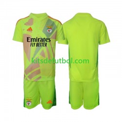 Equipación completa Niño Benfica Portero Camiseta de local 2024-2025 Manga Corta