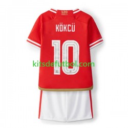Equipación completa Niño Benfica Orkun Kokcu 10 Camiseta de local 2023-2024 Manga Corta