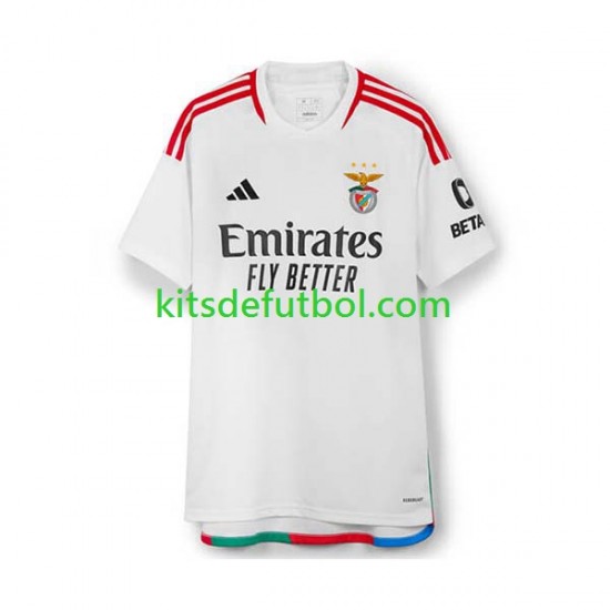 Benfica Hombre Camiseta alternativa 2023-2024 Manga Corta