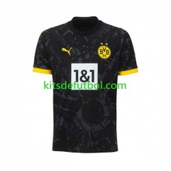 Borussia Dortmund Hombre Camiseta de visitante 2023-2024 Manga Corta