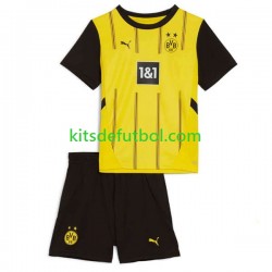 Equipación completa Niño Borussia Dortmund Camiseta de local 2024-2025 Manga Corta