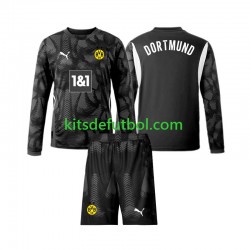 Equipación completa Niño Borussia Dortmund Portero Camiseta Cuarta 2024-2025 Manga Larga
