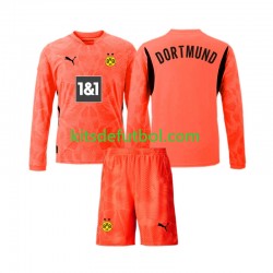 Equipación completa Niño Borussia Dortmund Portero Camiseta alternativa 2024-2025 Manga Larga