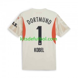 Borussia Dortmund Portero Gregor Kobel 1 Hombre Camiseta de local 2024-2025 Manga Corta