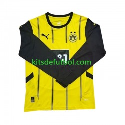 Borussia Dortmund Hombre Camiseta de local 2024-2025 Manga Larga