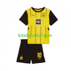 Equipación completa Niño Borussia Dortmund Julian Brandt 10 Camiseta de local 2024-2025 Manga Corta