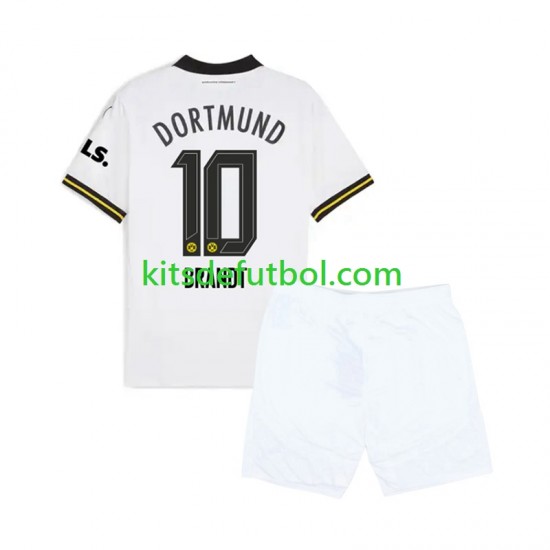 Equipación completa Niño Borussia Dortmund Julian Brandt 10 Camiseta alternativa 2024-2025 Manga Corta