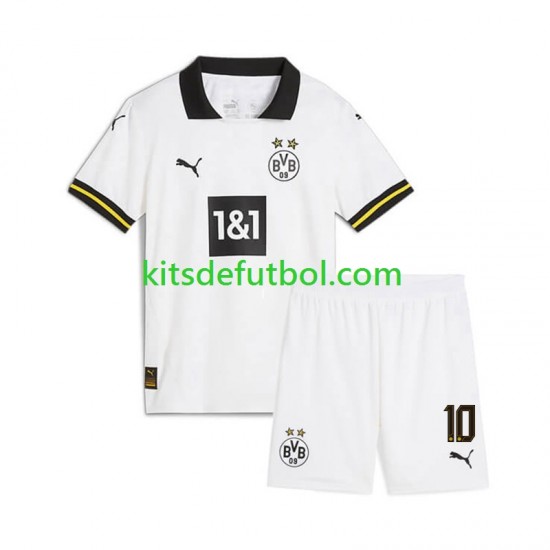 Equipación completa Niño Borussia Dortmund Julian Brandt 10 Camiseta alternativa 2024-2025 Manga Corta