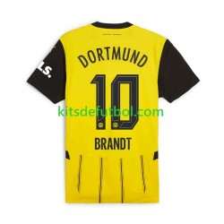 Borussia Dortmund Julian Brandt 10 Hombre Camiseta de local 2024-2025 Manga Corta