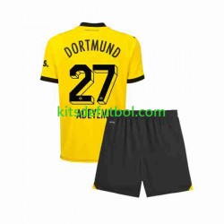 Equipación completa Niño Borussia Dortmund Karim Adeyemi 27 Camiseta de local 2023-2024 Manga Corta