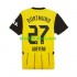 Borussia Dortmund Karim Adeyemi 27 Hombre Camiseta de local 2024-2025 Manga Corta