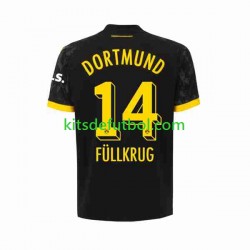 Borussia Dortmund Niclas Fullkrug 14 Hombre Camiseta de visitante 2023-2024 Manga Corta
