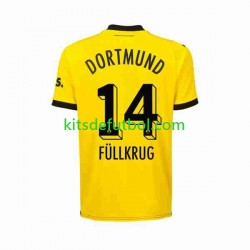 Borussia Dortmund Niclas Fullkrug 14 Hombre Camiseta de local 2023-2024 Manga Corta