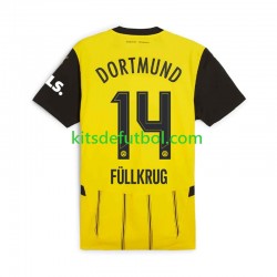 Borussia Dortmund Niclas Fullkrug 14 Hombre Camiseta de local 2024-2025 Manga Corta