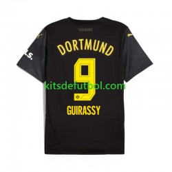 Borussia Dortmund Serhou Guirassy 9 Hombre Camiseta de visitante 2024-2025 Manga Corta