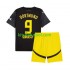Equipación completa Niño Borussia Dortmund Serhou Guirassy 9 Camiseta de visitante 2024-2025 Manga Corta