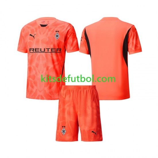 Equipación completa Niño Borussia Mönchengladbach Portero Camiseta alternativa 2024-2025 Manga Corta