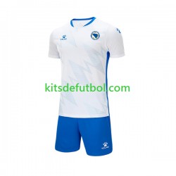 Equipación completa Niño Bosnia y Herzegovina 2023 Camiseta de visitante Manga Corta